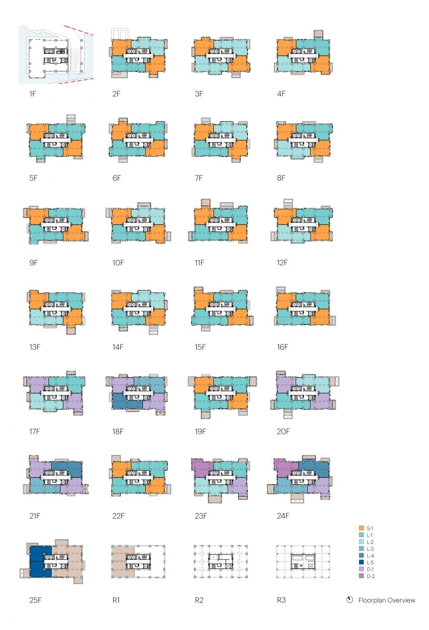 Plan of Out of the Box by MVRDV