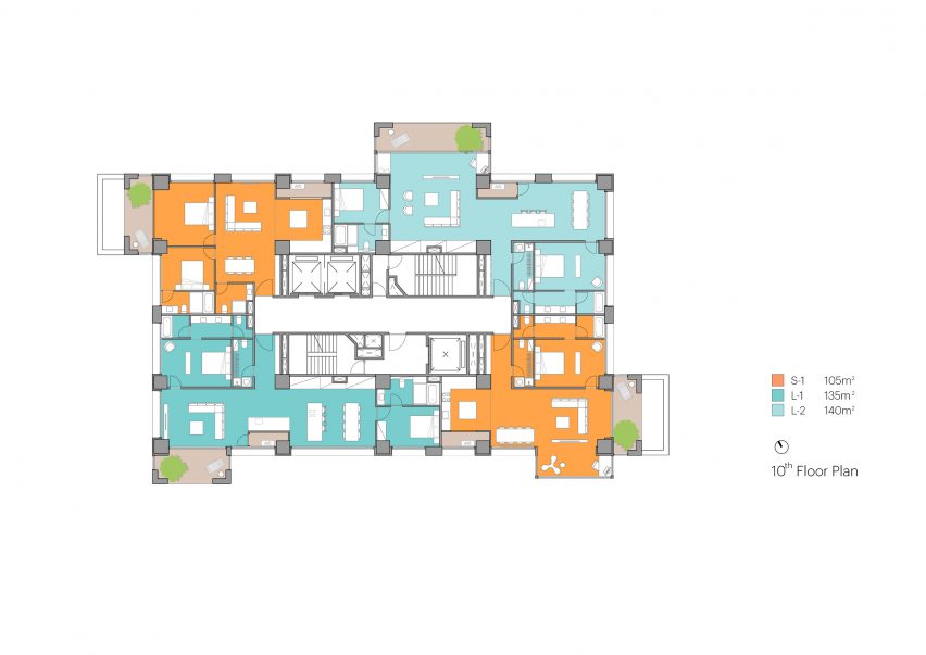 Plan of Out of the Box by MVRDV