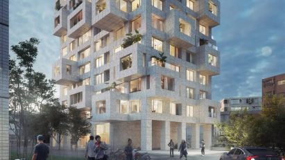 MVRDV unveils design for marble-clad skyscraper in Taipei