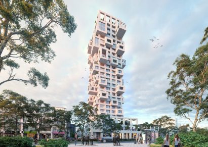 Residential high-rise tower in Taipei, Taiwan, by MVRDV