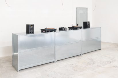 Steel DJ desk by NM3