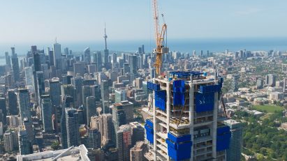 Skyscraper under construction