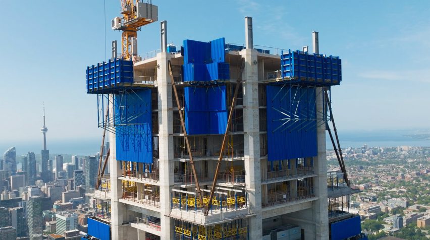 Construction on building