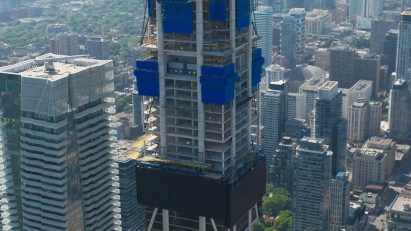 One Bloor West under construction
