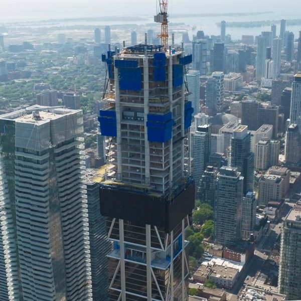 One Bloor West under construction