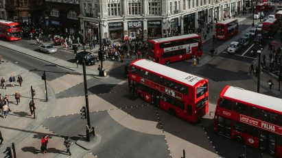 Oxford Street London buses