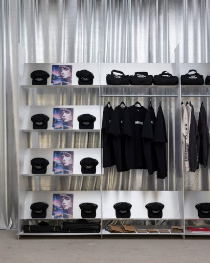 Clothing at Paved States exhibition