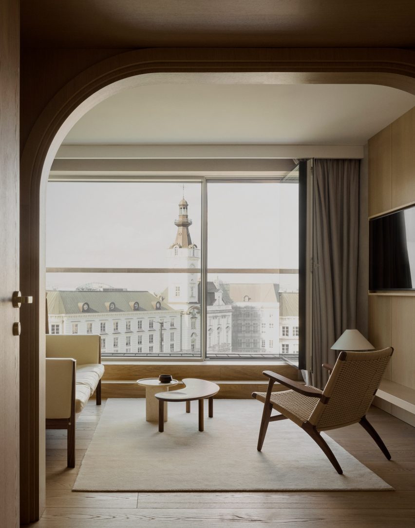 Lounge area Puro hotel Old Town Warsaw