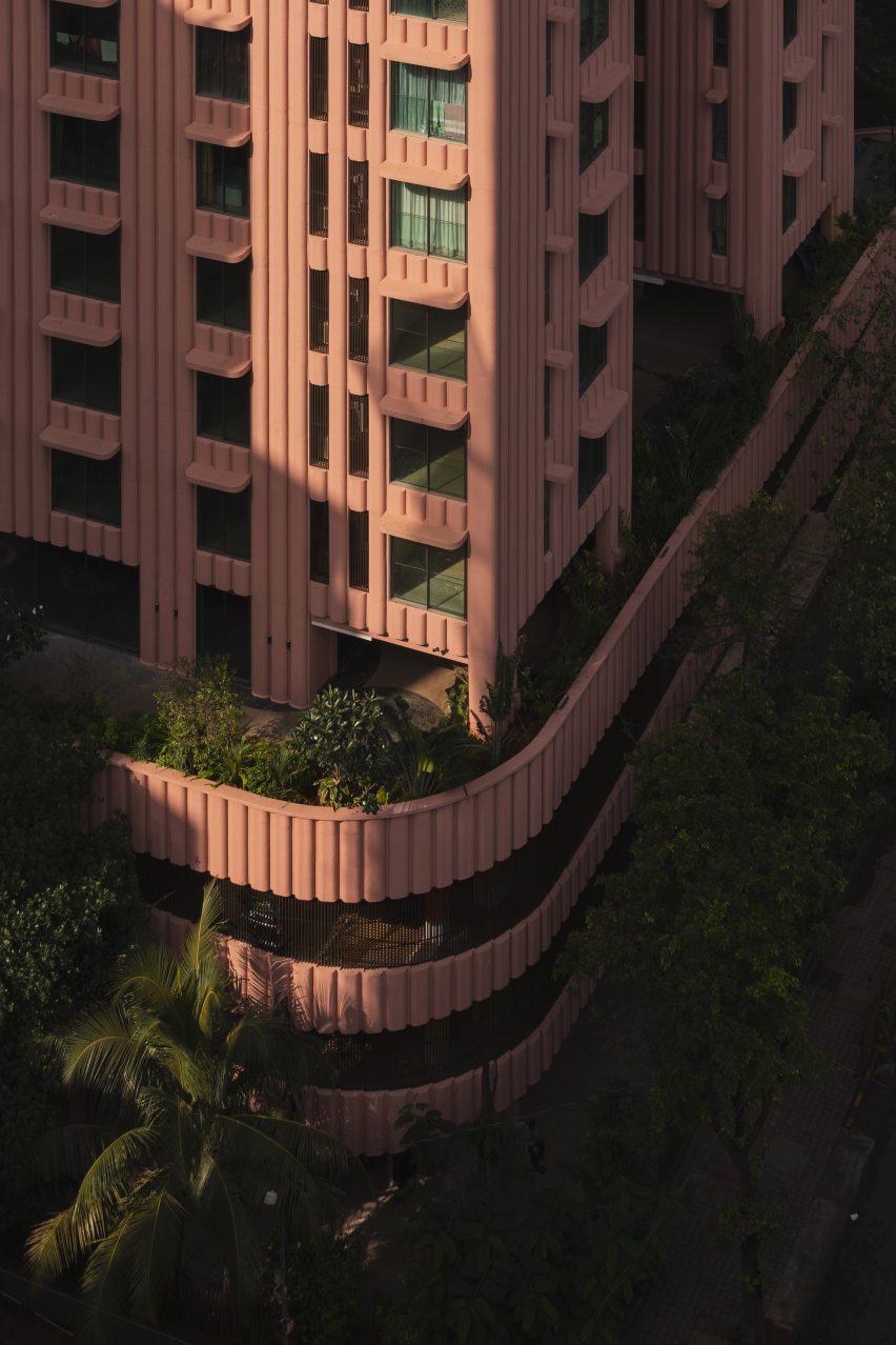 Exterior of Rendezvous apartment building in Mumbai