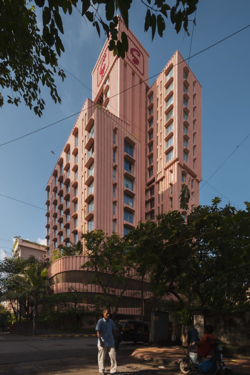 Exterior of Rendezvous apartment building in Mumbai