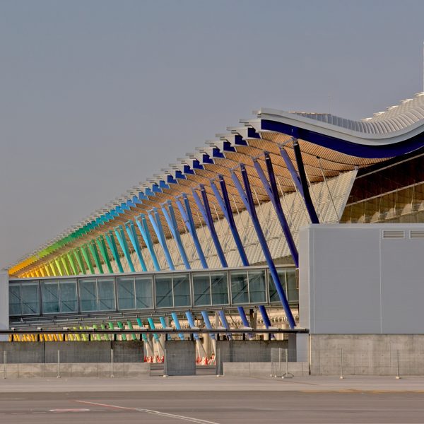 Terminal 4 at Madrid-Barajas Airport by Richard Rogers