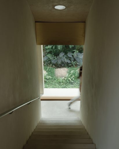 Stairway within Rua Polônia House by Gabriel Kogan and Guilherme Pianca