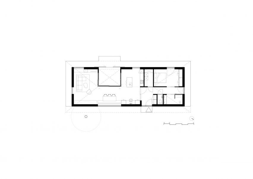 Plan of Senior Shelter by i29 in the Netherlands