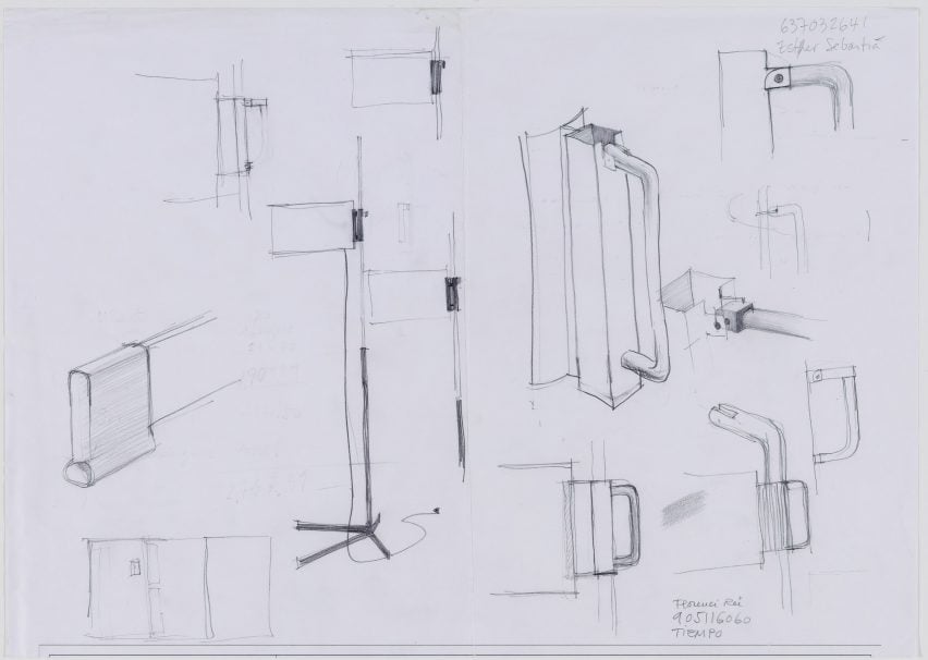 Sketch by Miguel Mila of TMC lamp
