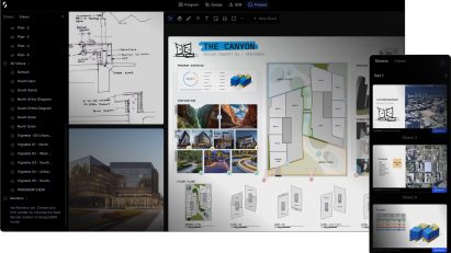 Screenshot of Snaptrude's software