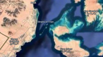 Egypt and Saudi Arabia map