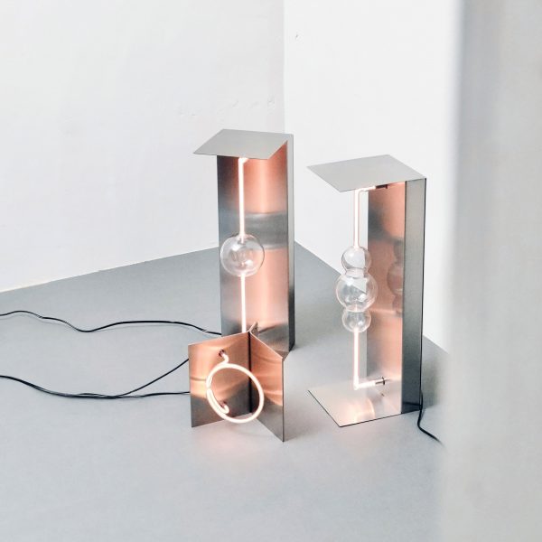 Lamps by Yen-An Chen at Fanzi exhibition Optical Flow at 3 Days of Design 2025