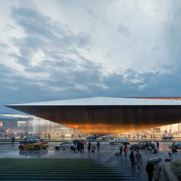 Vilnius Airport terminal design by Zaha Hadid Architects