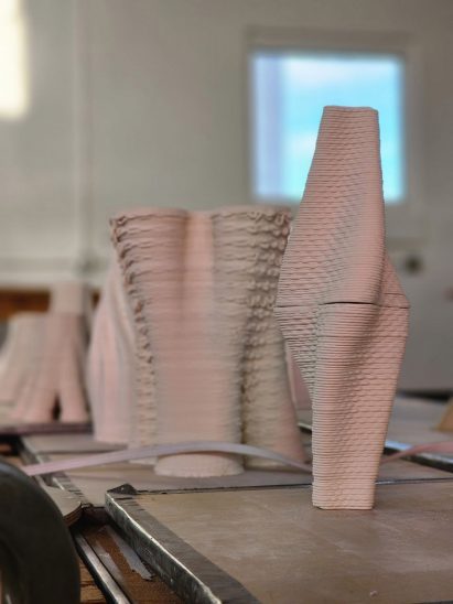 3D-printed cooling collumns