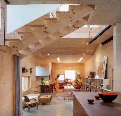Birch plywood interiors