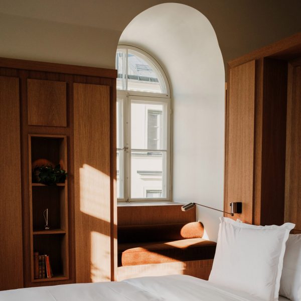 Wood-panelled Stockholm hotel