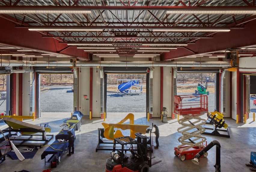 Machines in building
