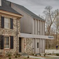 Stone and wood siding