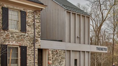 Stone and wood siding