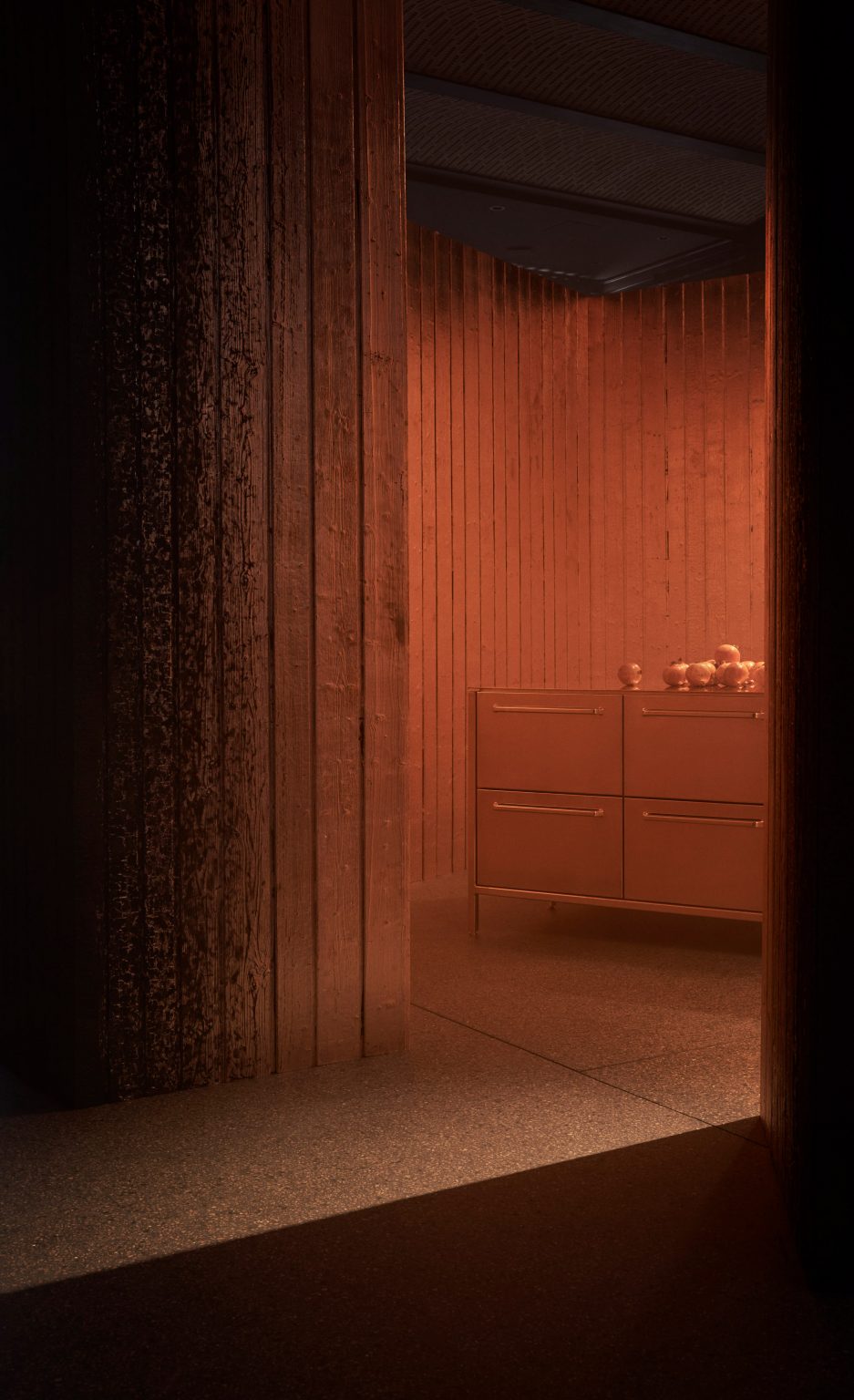Copper kitchen in Vipp x Studio KO guesthouse