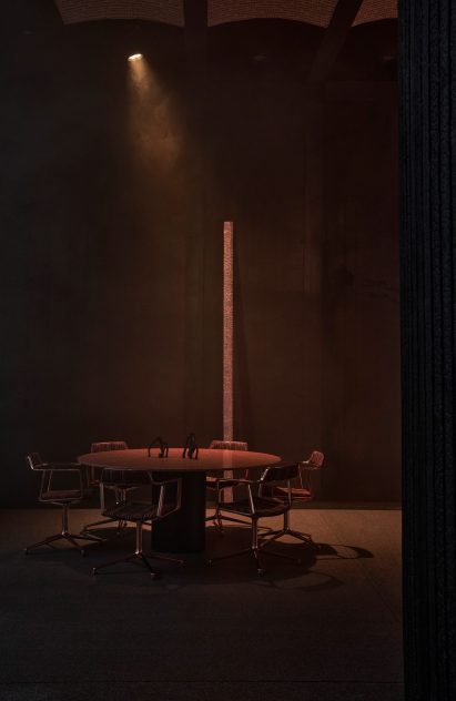 Swivel chair in Vipp x Studio KO guesthouse