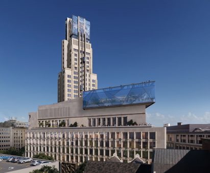 Render of Boerentoren office conversion by Studio Libeskind