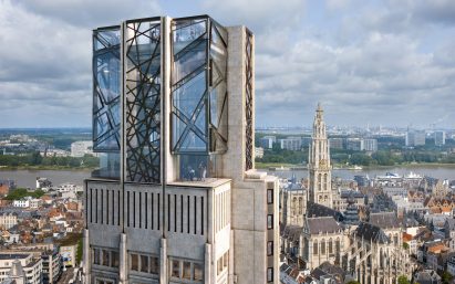 Observation deck at renovated high-rise by Studio Libeskind