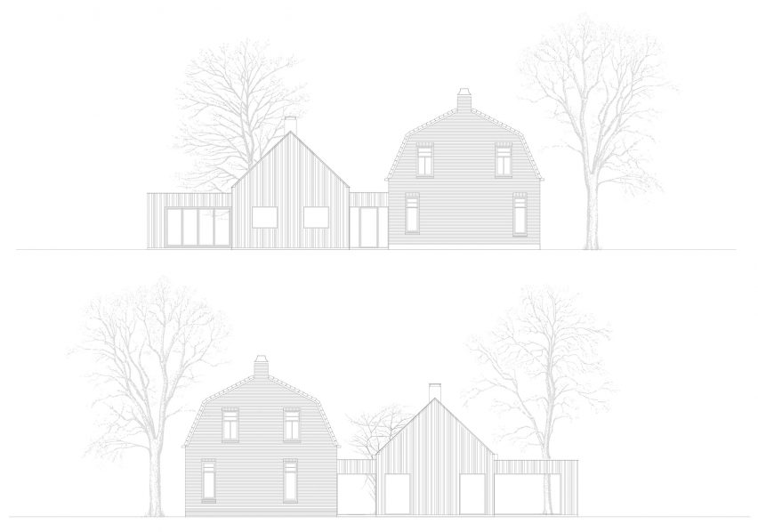 Elevation of Shadow Barn by Studioquint