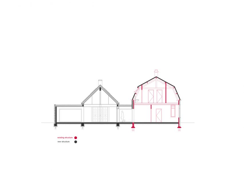 Section of Shadow Barn by Studioquint