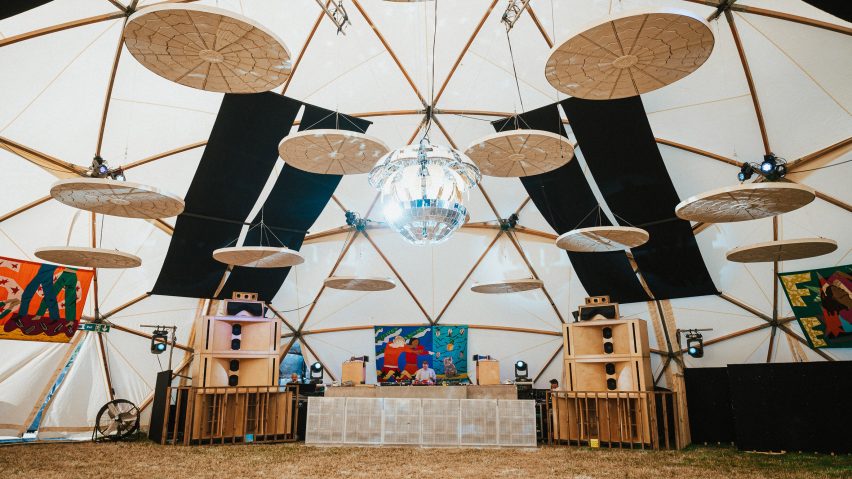 Interior of Sunflower SoUnd System stage