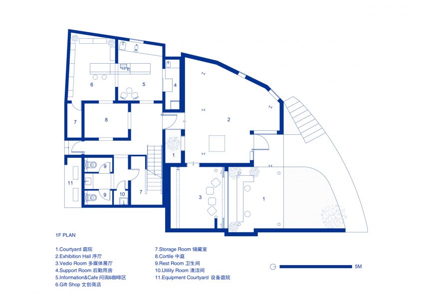 Plan of The Quartet – Songzhuang Z Museum by Team BLDG