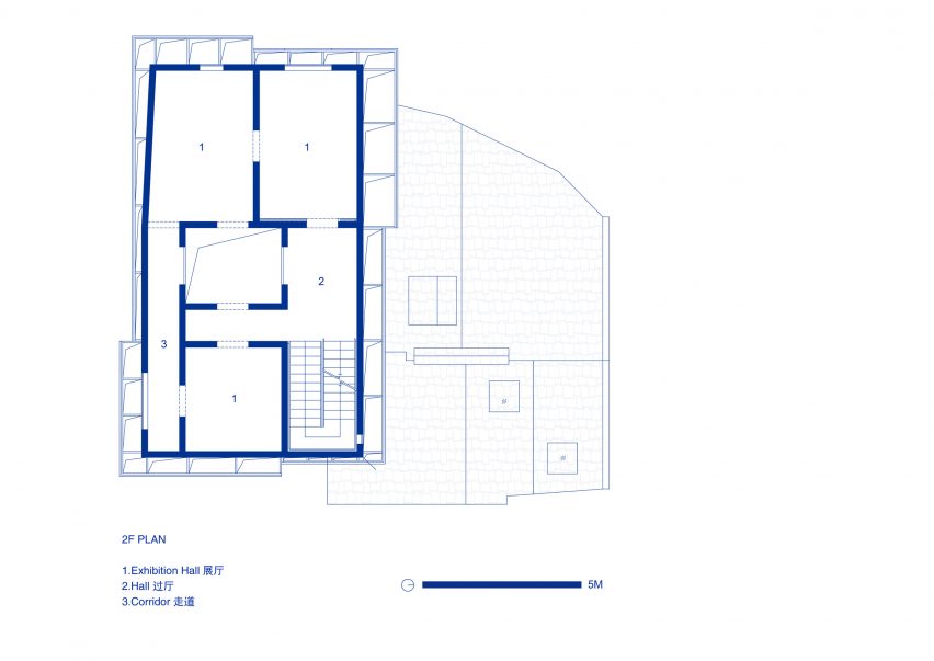 Plan of The Quartet – Songzhuang Z Museum by Team BLDG