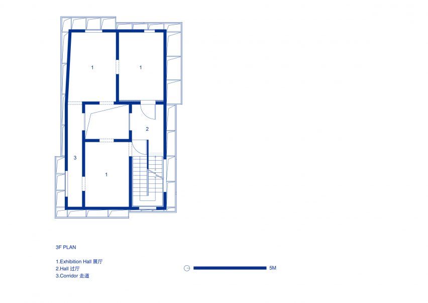 Plan of The Quartet – Songzhuang Z Museum by Team BLDG