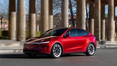 Tesla model red