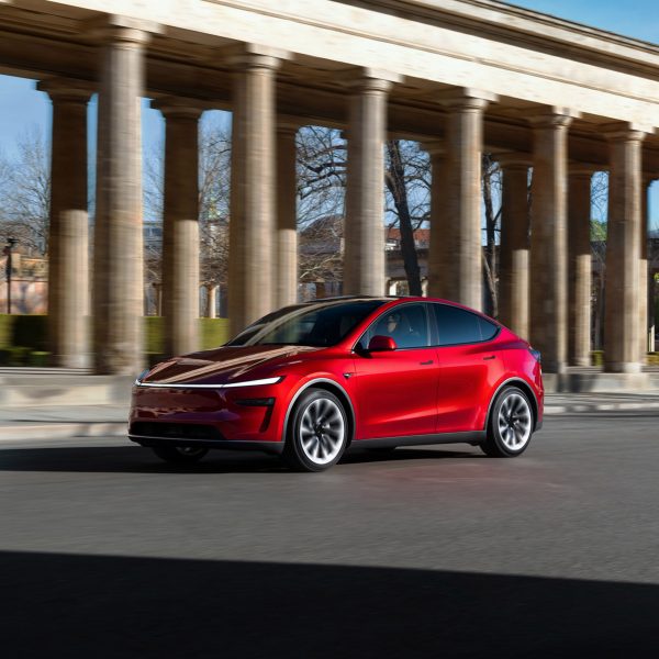 Tesla model red