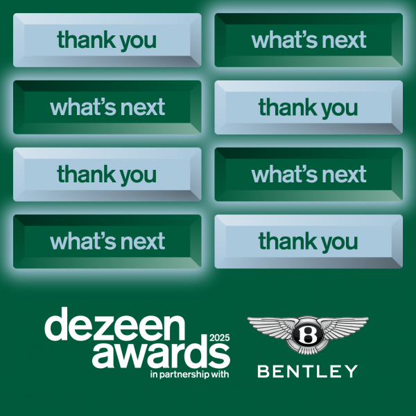 Thank you for entering Dezeen Awards 2025! What’s next?