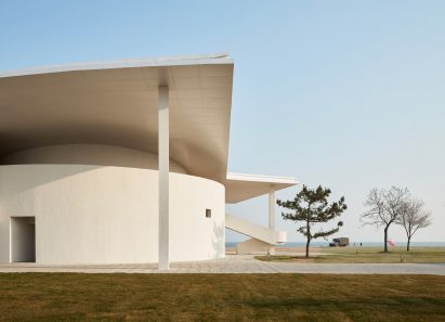 Exterior view of the Tide's Echo Hall in China