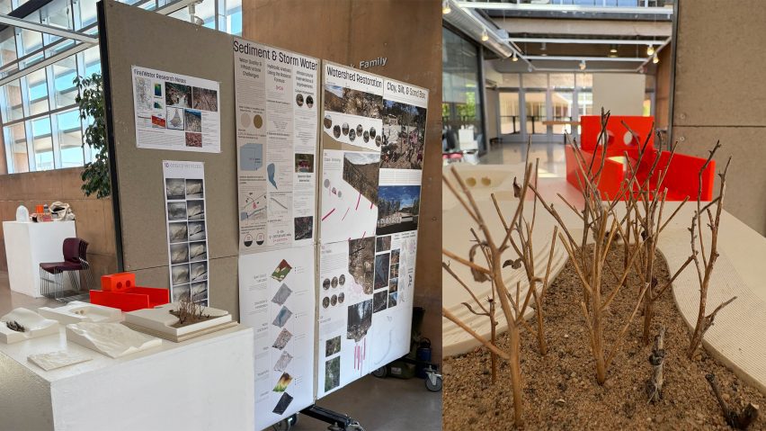 a photograph of student architecture work