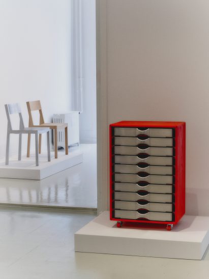 Drawers in the Værktøj exhibition at 3 Days of Design