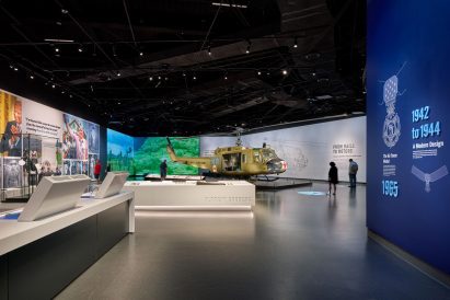 National Medal of Honor Museum helicopter inside