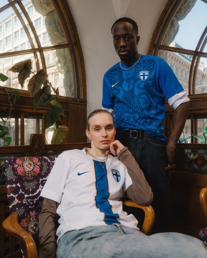 Finland Euros 2025 kit by Nike
