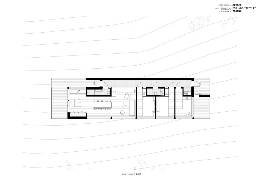 Floor plan of 18-07 Holiday Home by Office Inainn