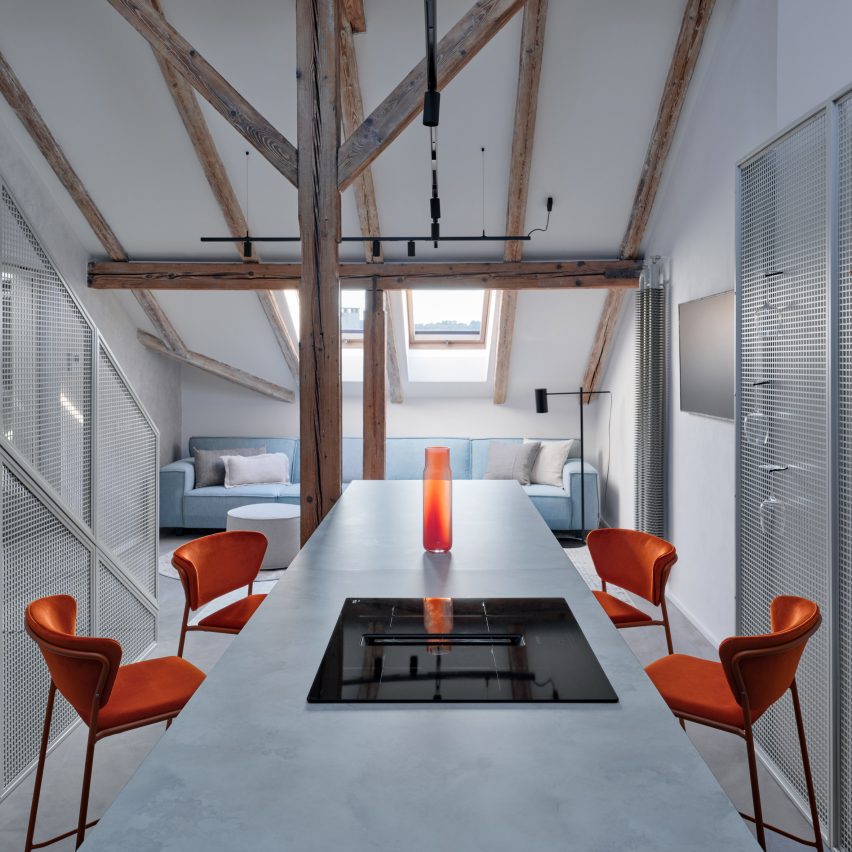 Arbes Square Apartment Kitchen by Formafatal