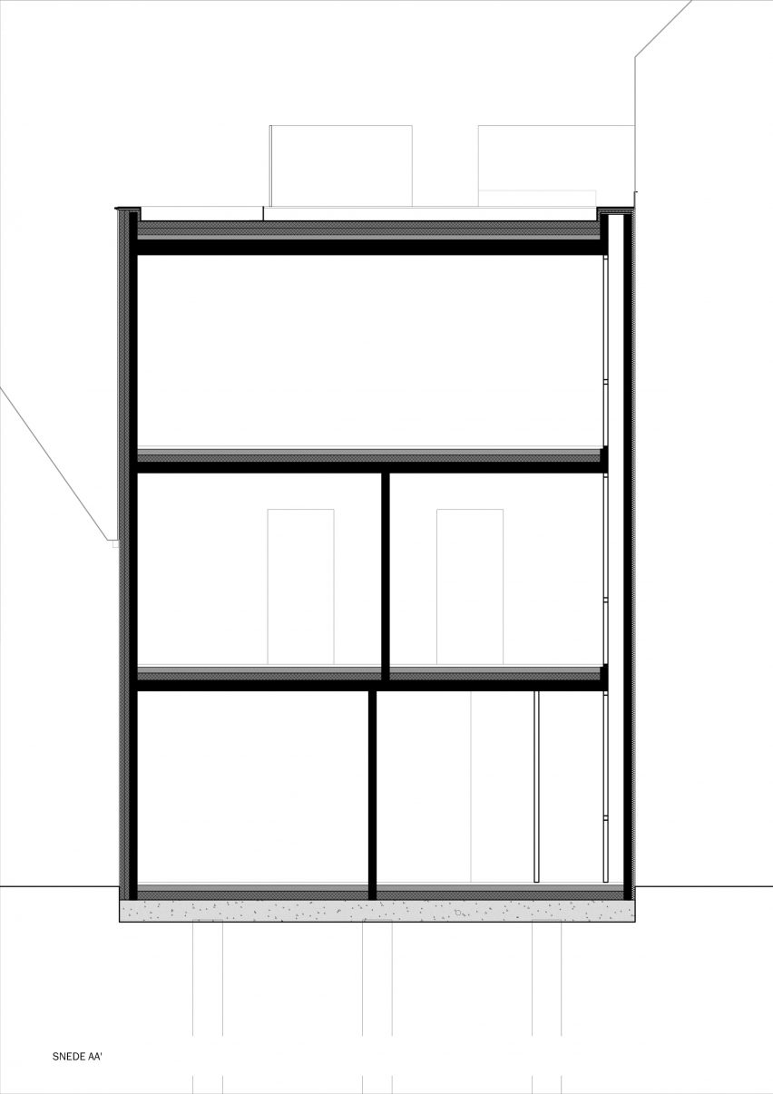 Delmulle Delmulle Architecten Glass Brick House plans