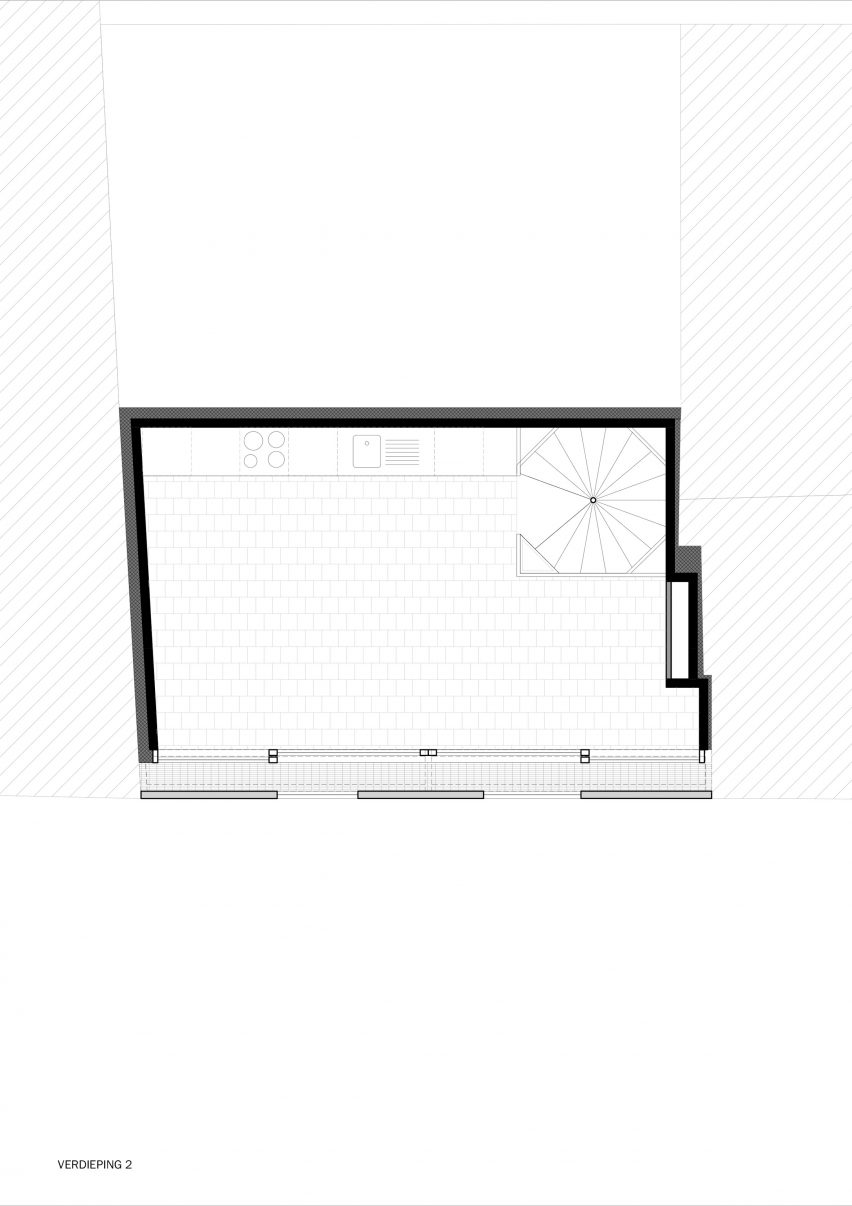 Delmulle Delmulle Architecten Glass Brick House plans